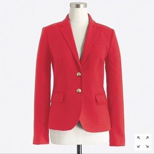 J. Crew Factory Original Schoolboy Blazer Red